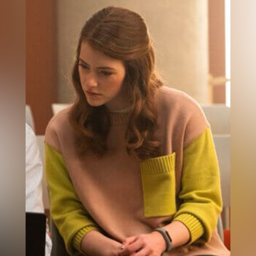 Anthropologie DOLAN Colorblock Crewneck Sweater